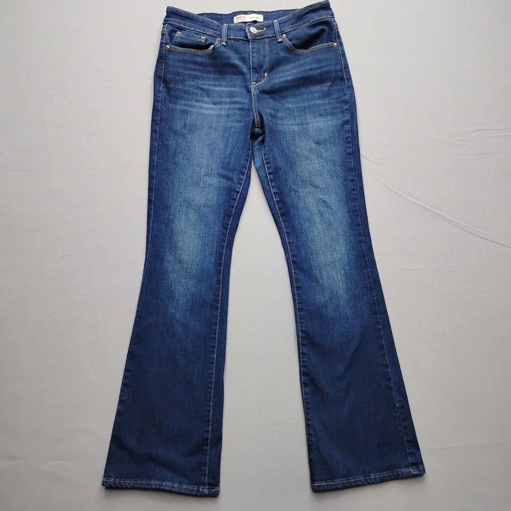 Signature by Levi Strauss Womens Mid-Rise Bootcut Jeans Blue Size 6M